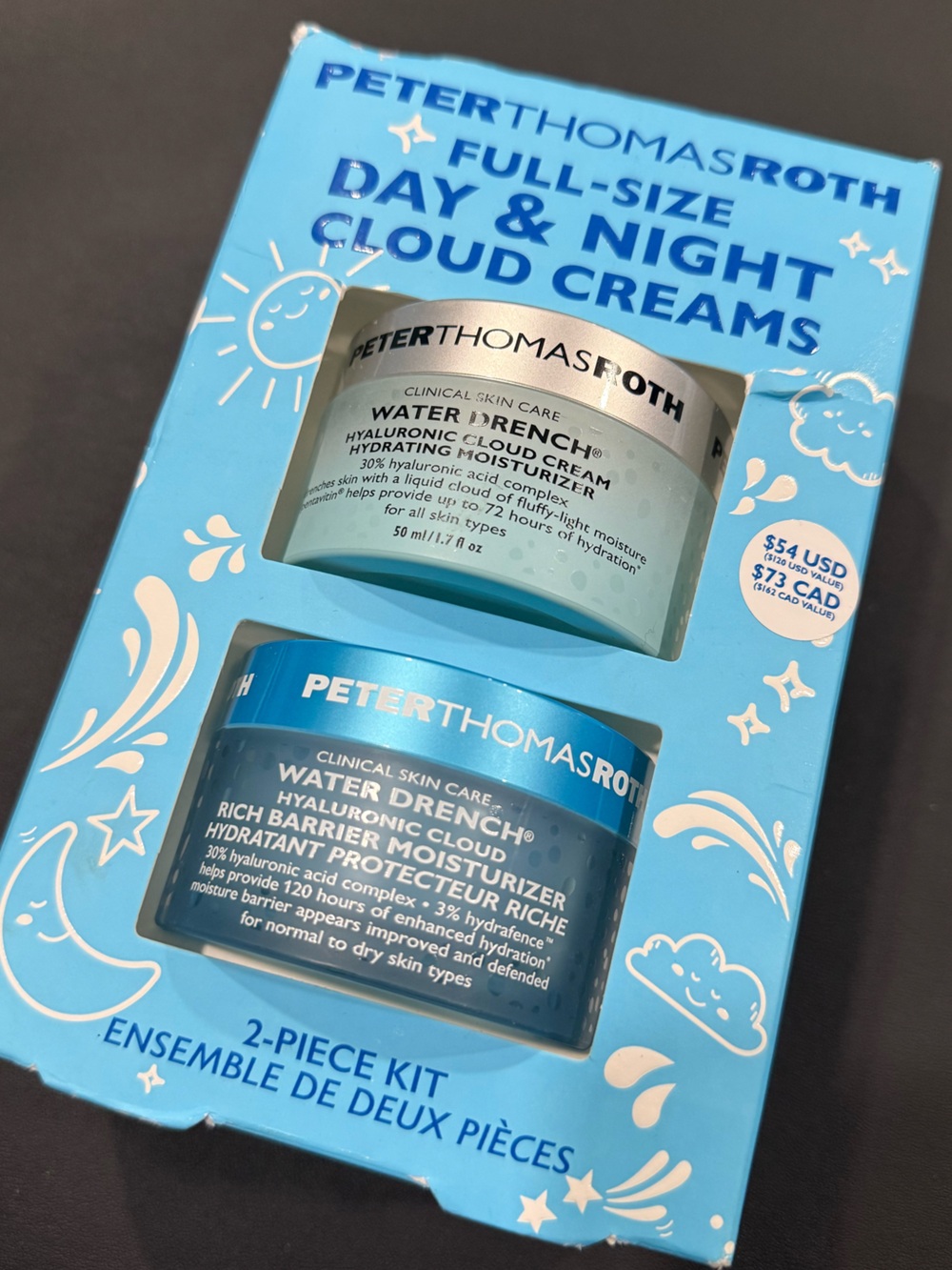 Peter Thomas Roth Blue Hydrating Day & Night Cream Duo